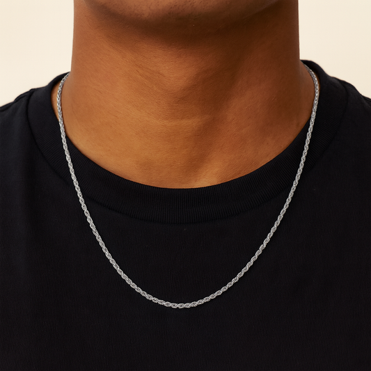 Twisted Rope Chain for Men