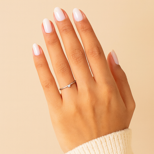 Petite Heart Sparkle Ring