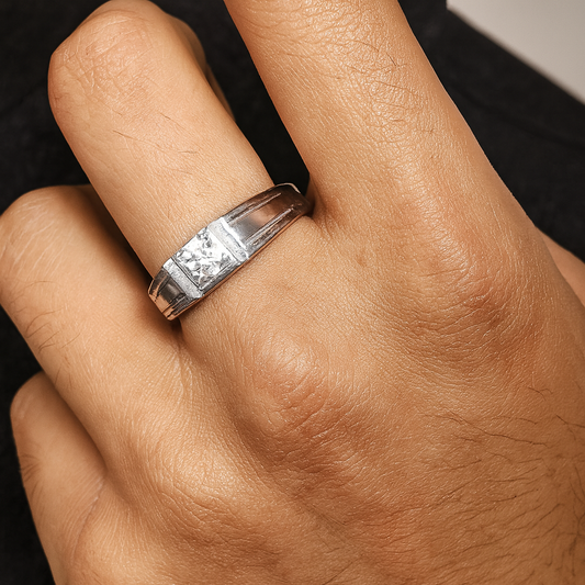 Classic Solitaire Band for Men