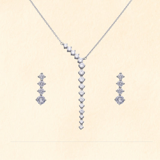 Linear Shine Necklace Set