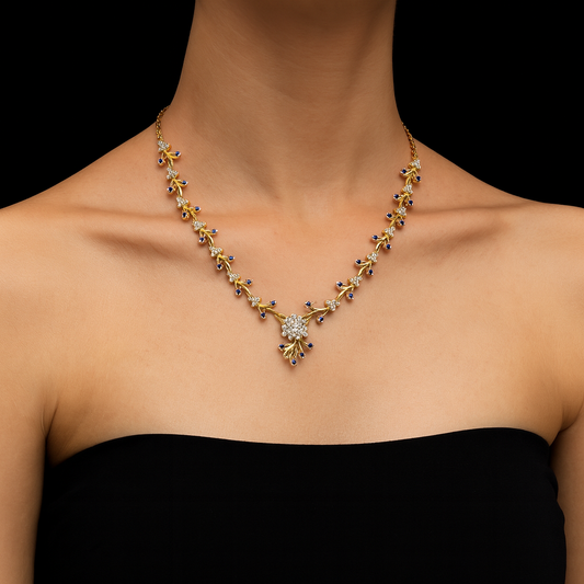 Blossom Spark Necklace Set