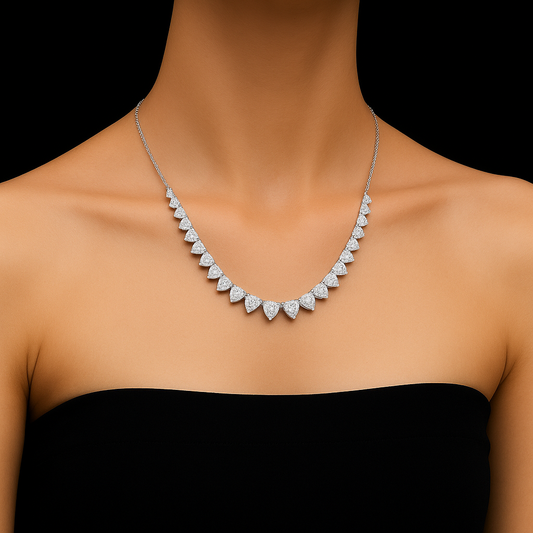 Classic Zircon Tennis Necklace