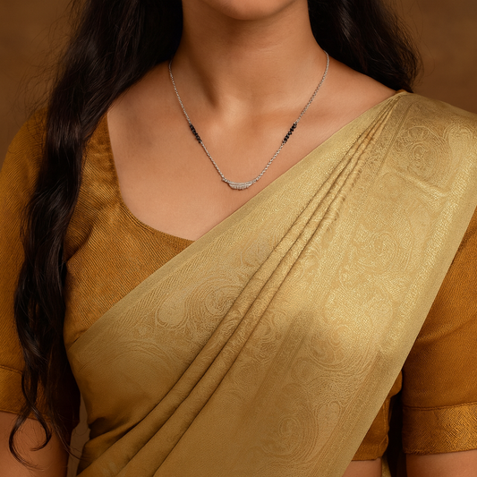 Barline Stone Mangalsutra