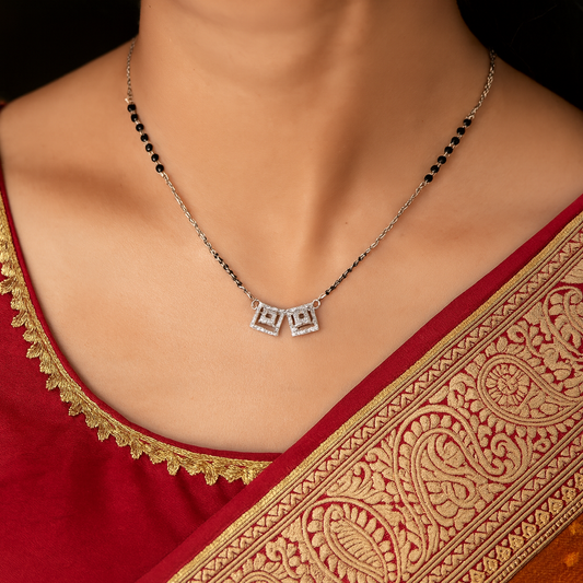 Dual Square Mangalsutra
