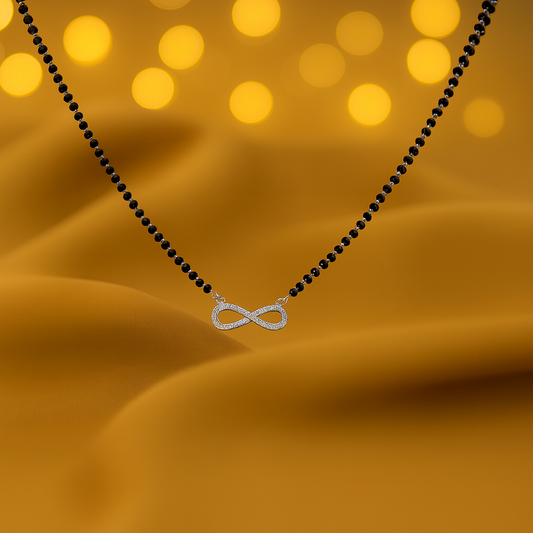 Infinity Silver Mangalsutra