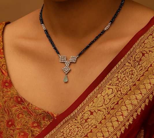Floral Drop Mangalsutra