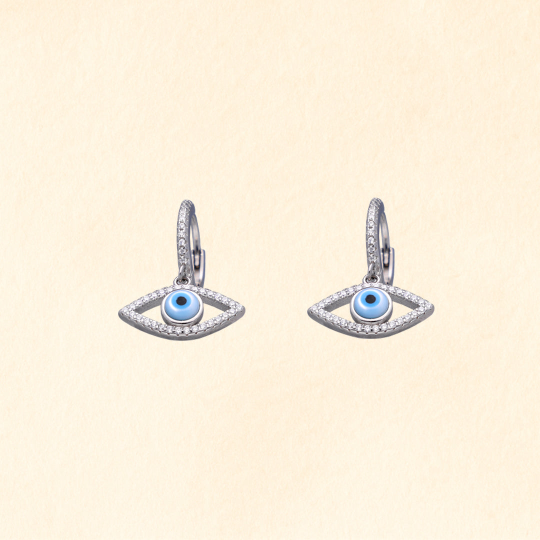 Evil Eye Sparkle Hoop