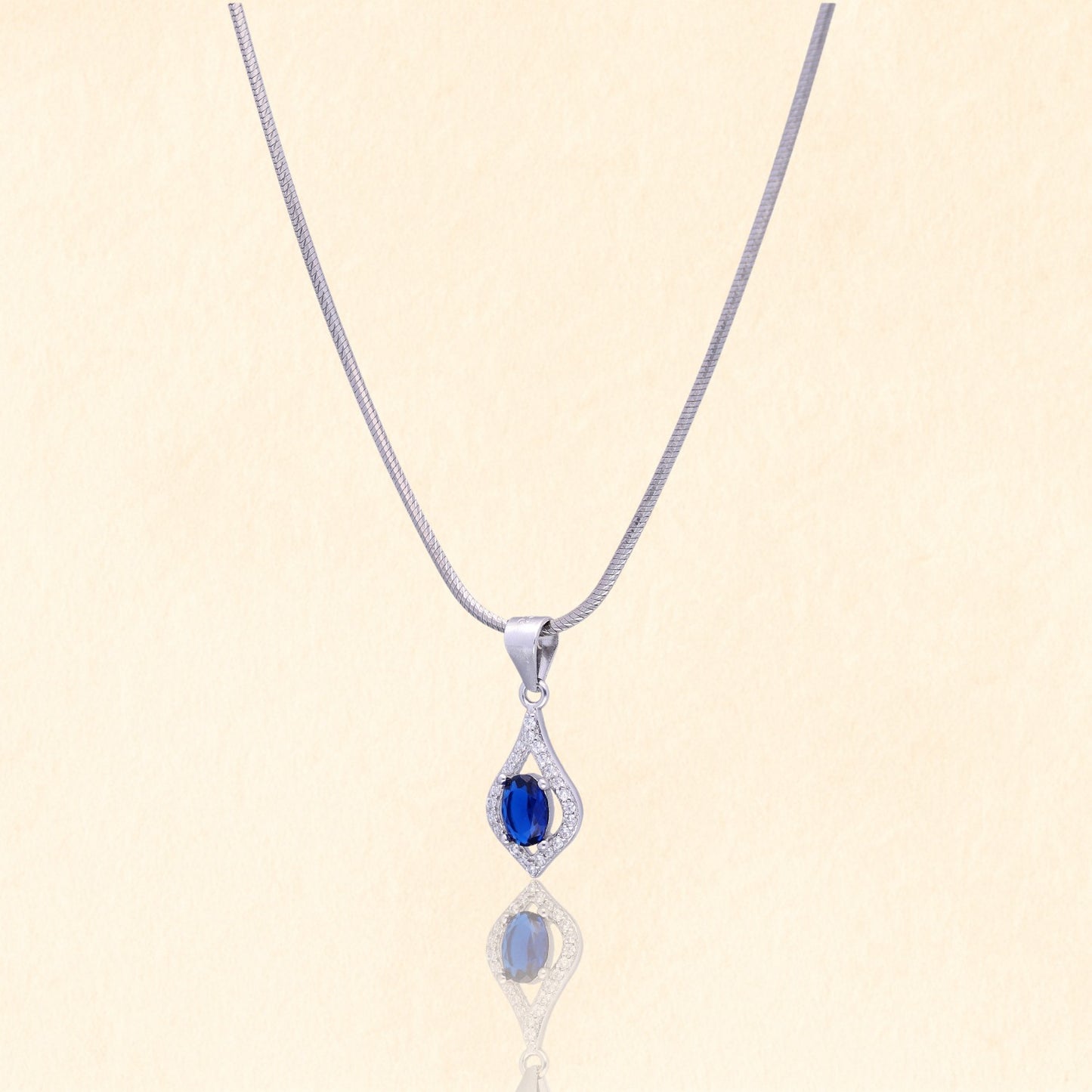 Blue Drop Pendant Set