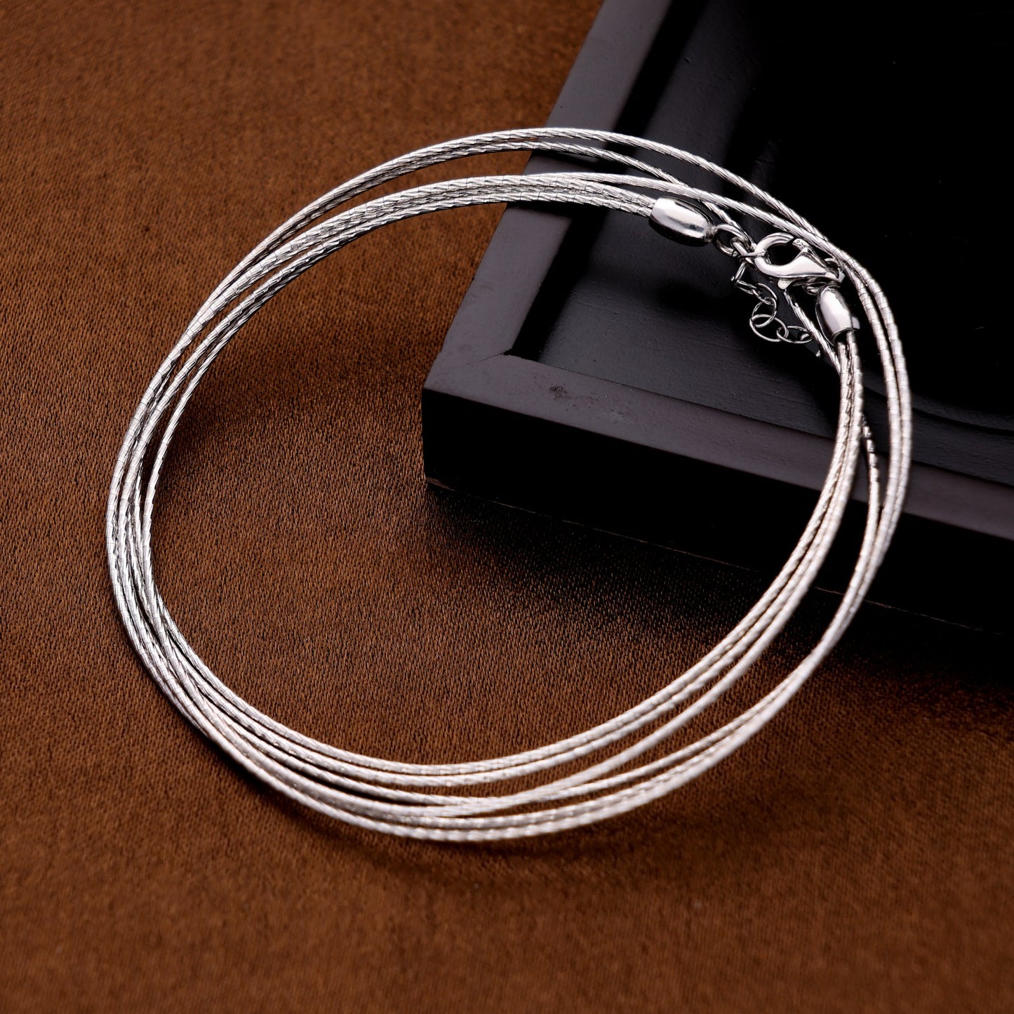 Triple Strand Fine Chain for Women