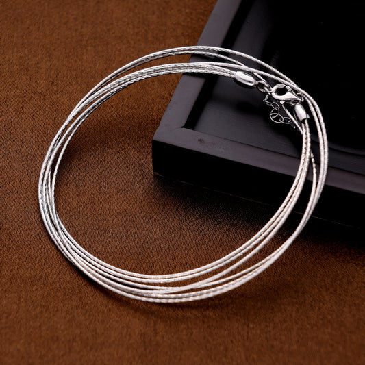 Triple Strand Fine Chain for Women