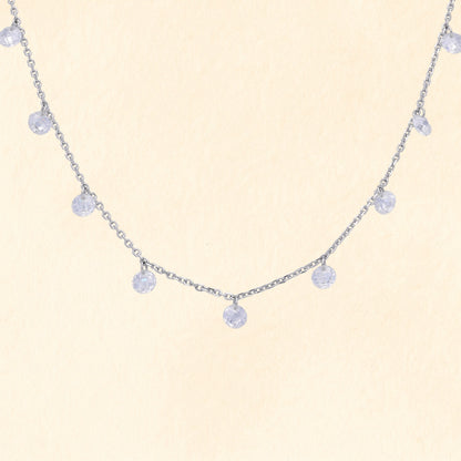CZ Stone Drop Chain