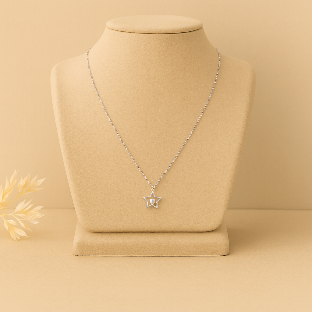 Star Pearl Pendant Chain