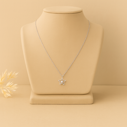 Star Pearl Pendant Chain