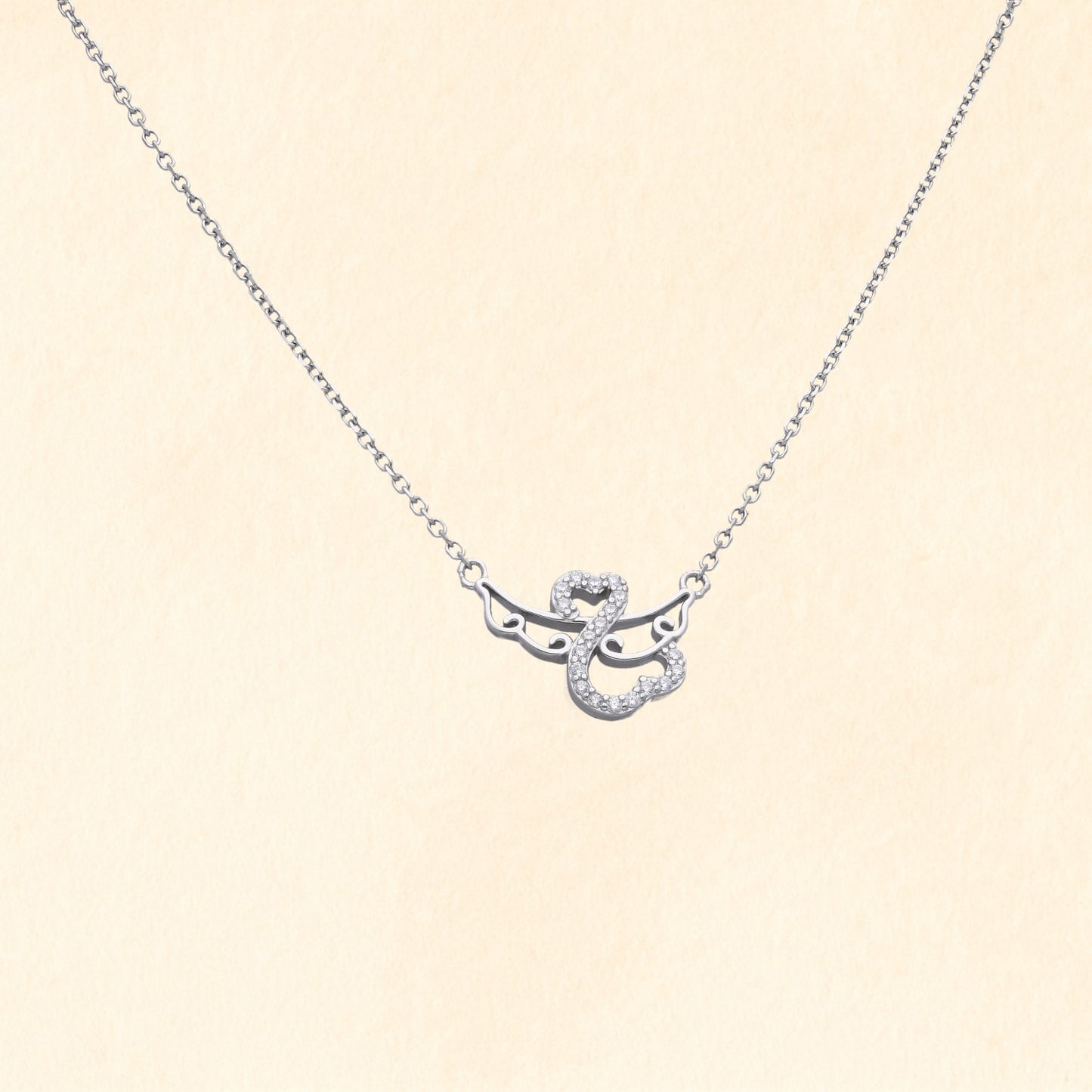 Graceful Swan Silver Pendant