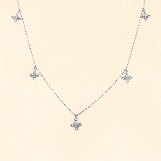 Dainty Star Silver Necklace