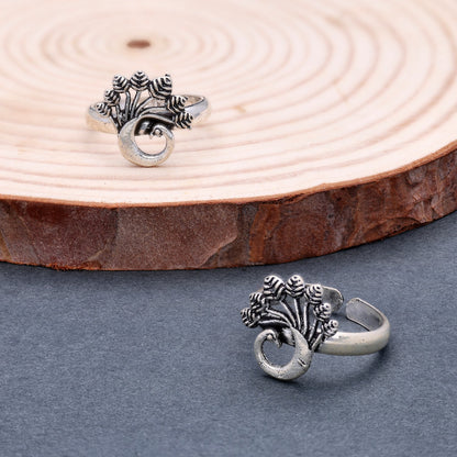Blooming Flower Toe Ring