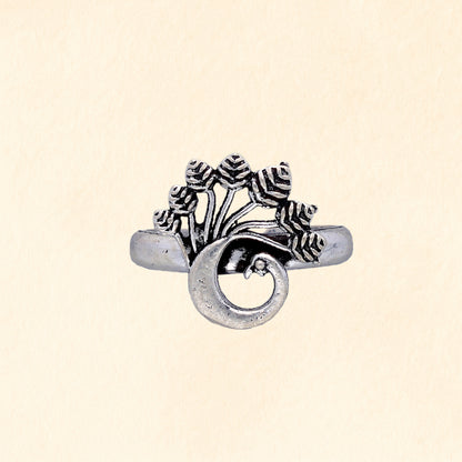 Blooming Flower Toe Ring