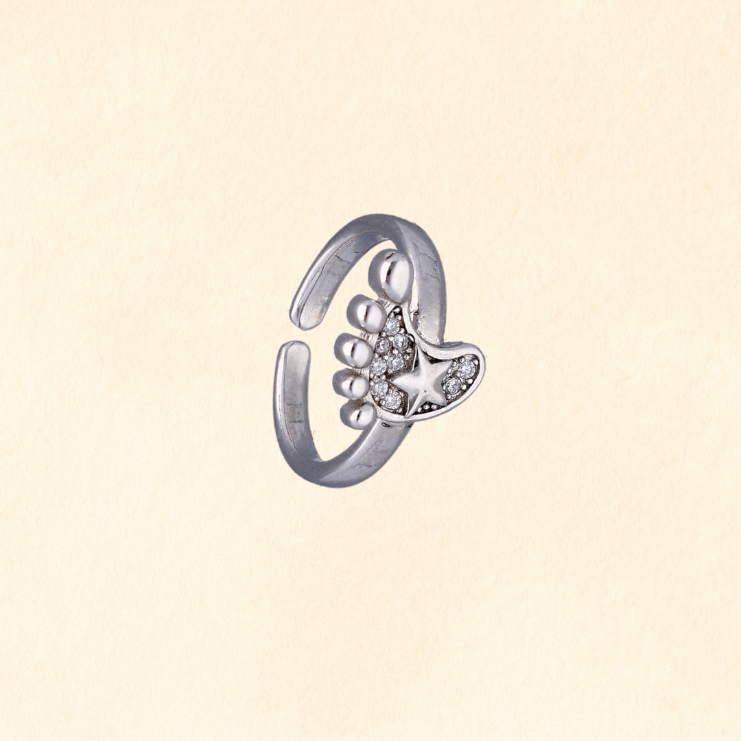 Sparkling Star Toe Ring