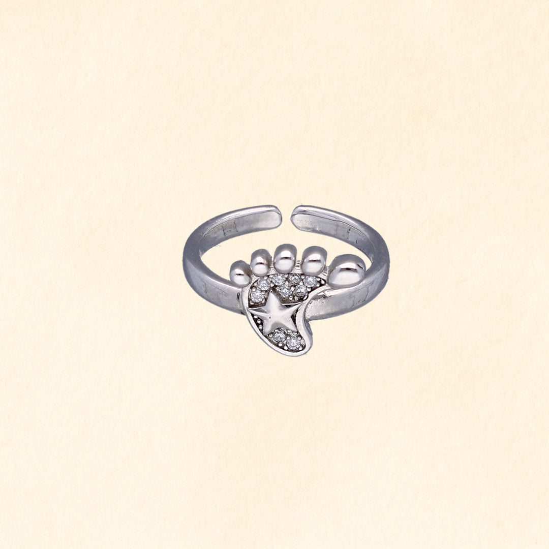 Sparkling Star Toe Ring