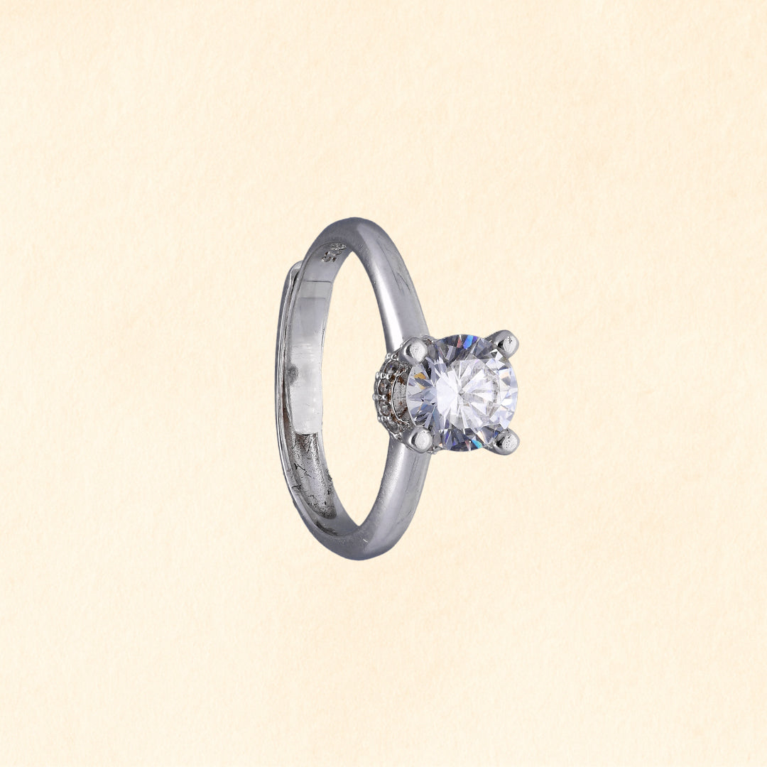 Solitaire Glamour Ring
