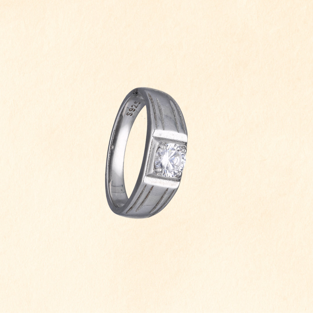 Classic Solitaire Band for Men