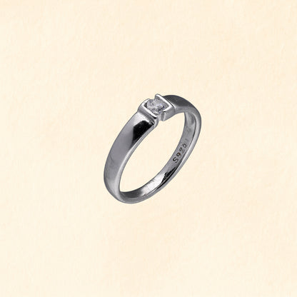Modern Channel Set Ring