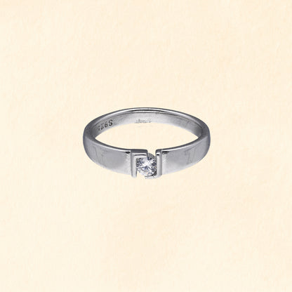 Modern Channel Set Ring