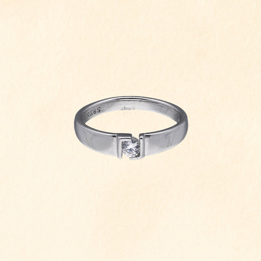 Modern Channel Set Ring