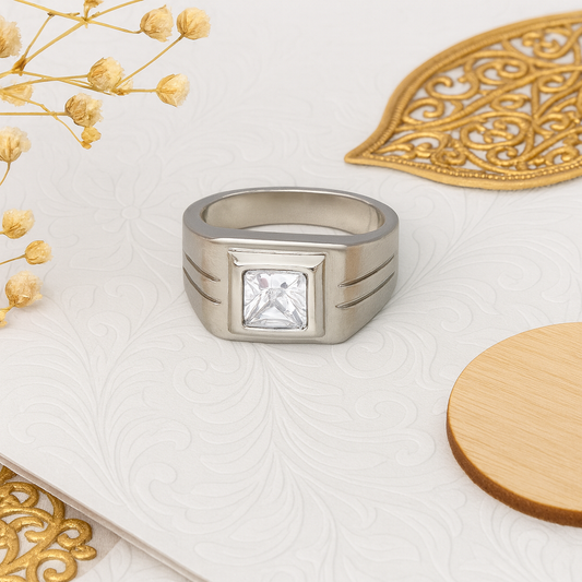 Bold Bezel Solitaire Ring