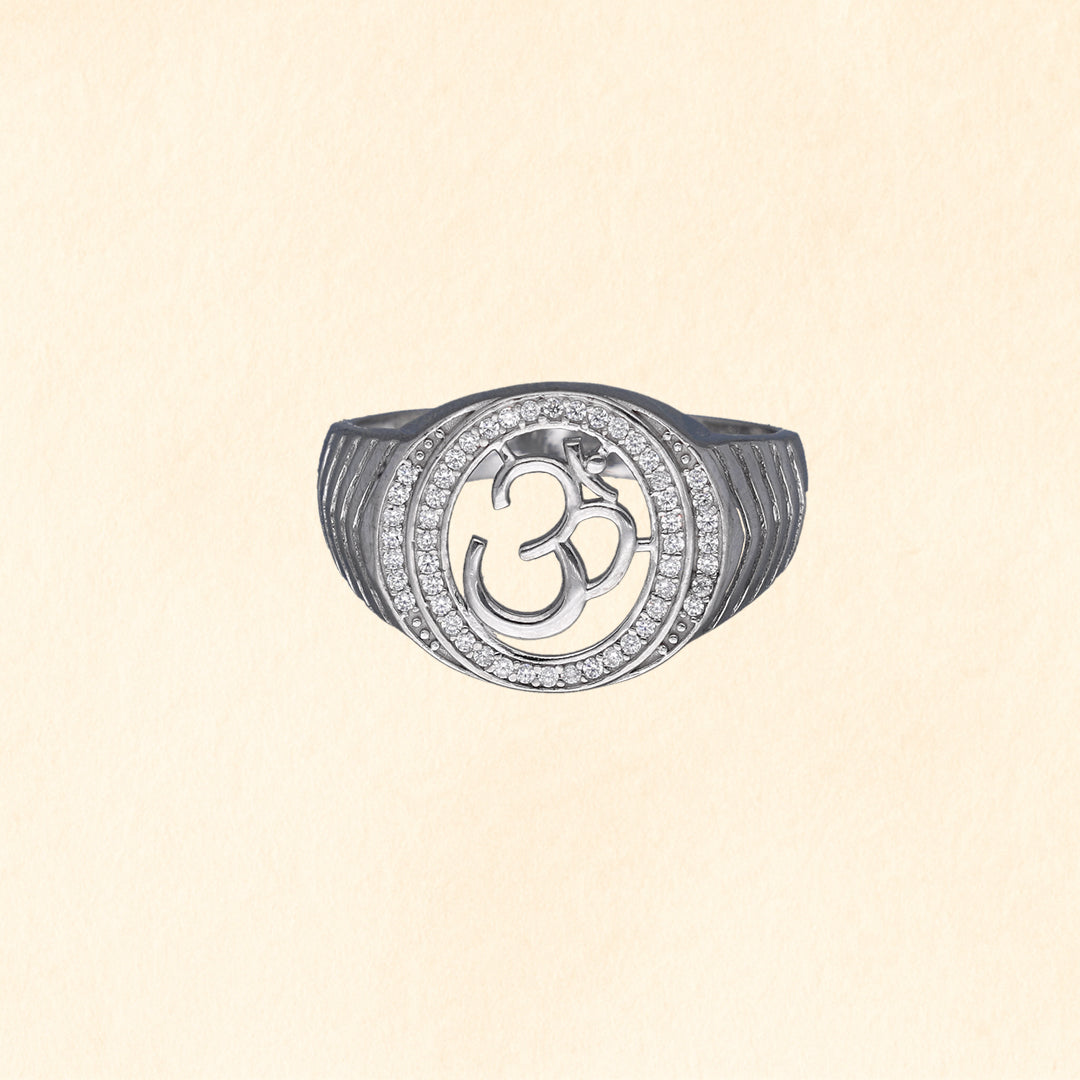 Om Symbol Spiritual Ring