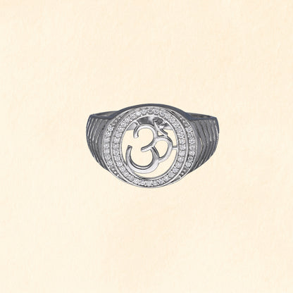 Om Symbol Spiritual Ring