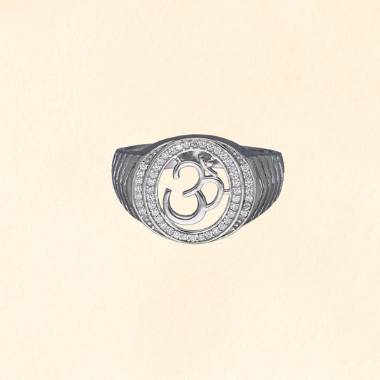 Om Symbol Spiritual Ring