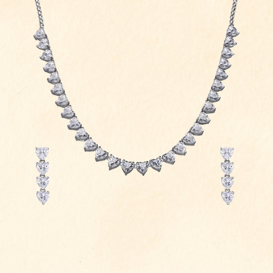 Classic Zircon Tennis Necklace