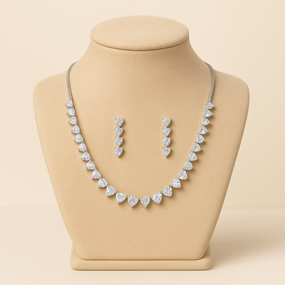 Classic Zircon Tennis Necklace