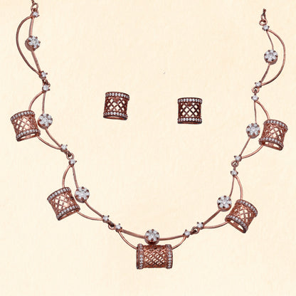 Rose Gold Cylinder Set