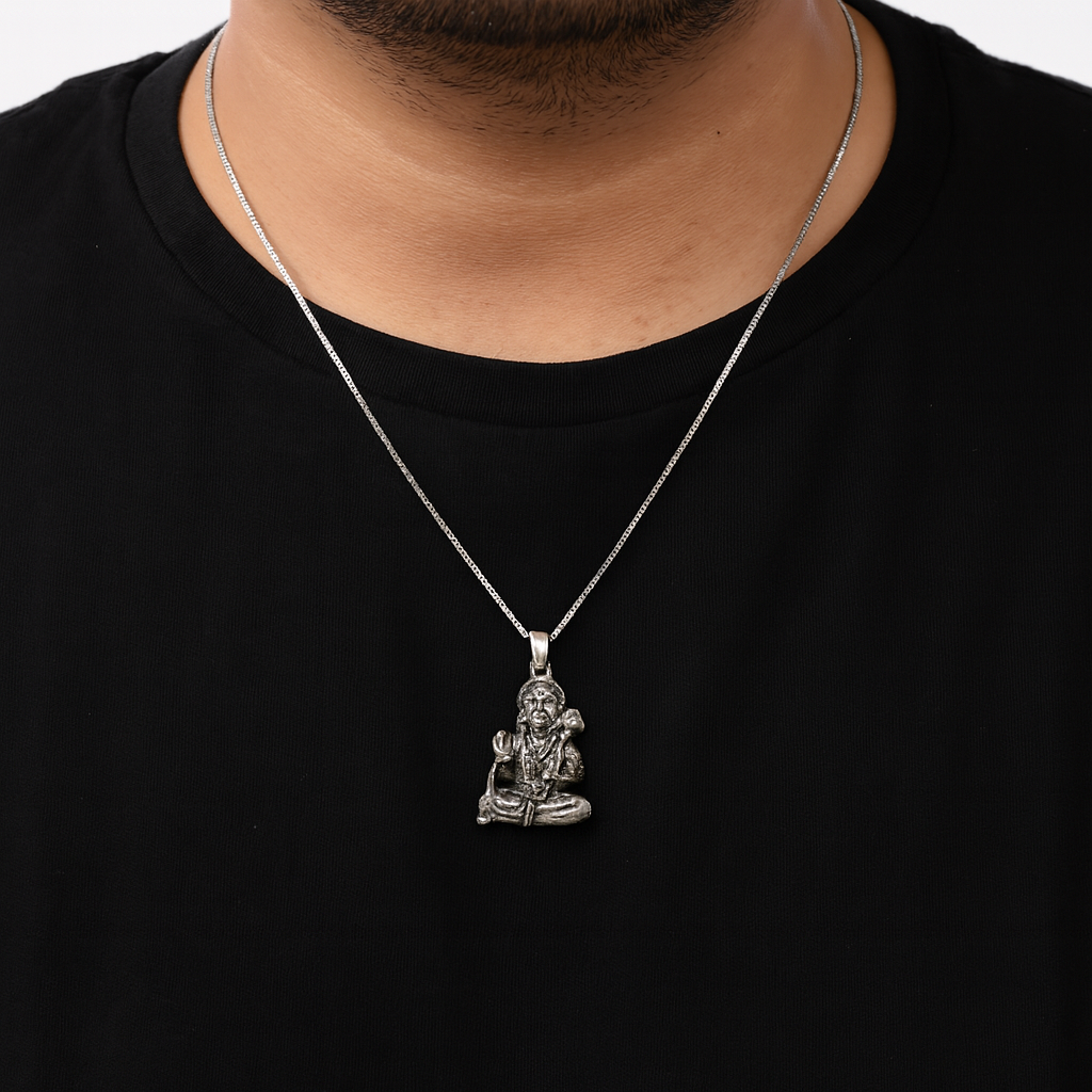 Hanuman Pendant with Chain