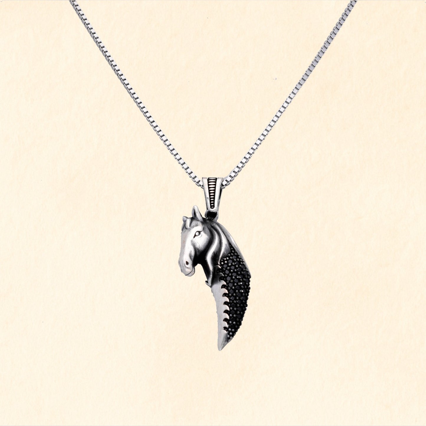 Horse Pendant with Chain