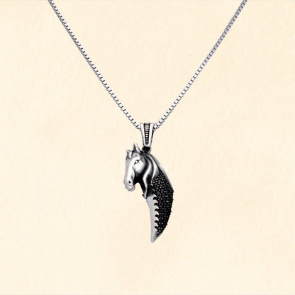 Horse Pendant with Chain
