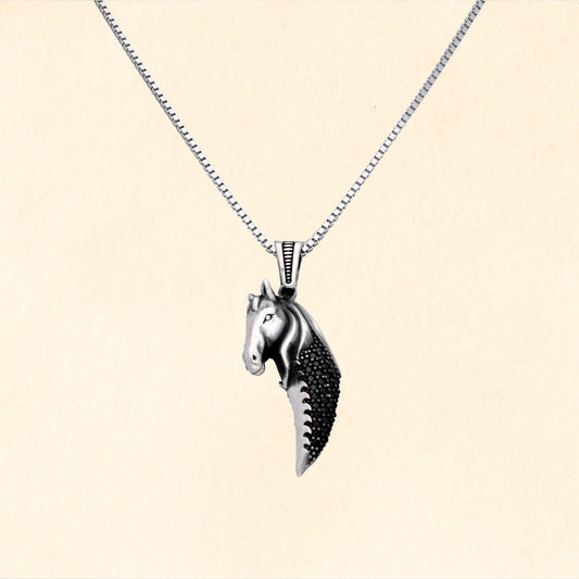 Horse Pendant with Chain