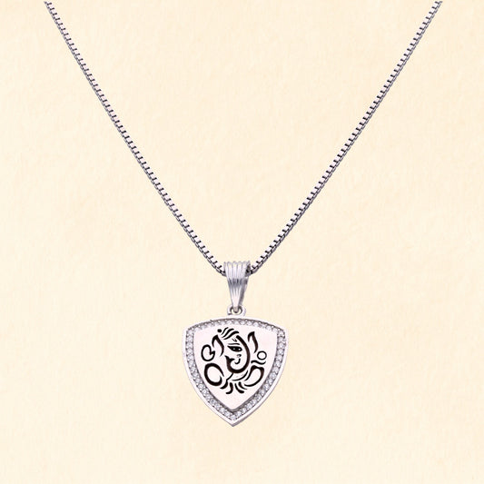 Lord Ganesha Pendant with Chain