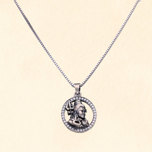 Lord Shiva Pendant with Chain