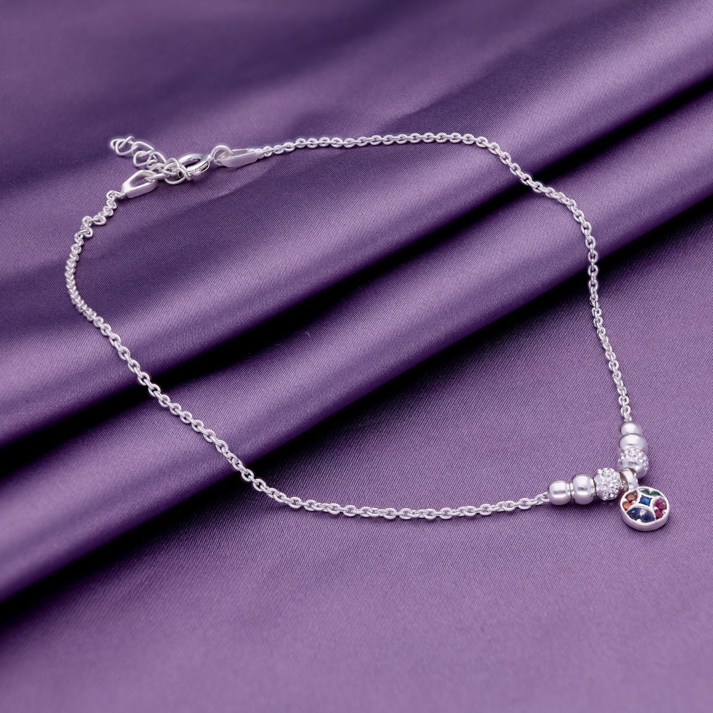 Evil Eye Charm Chain Anklet