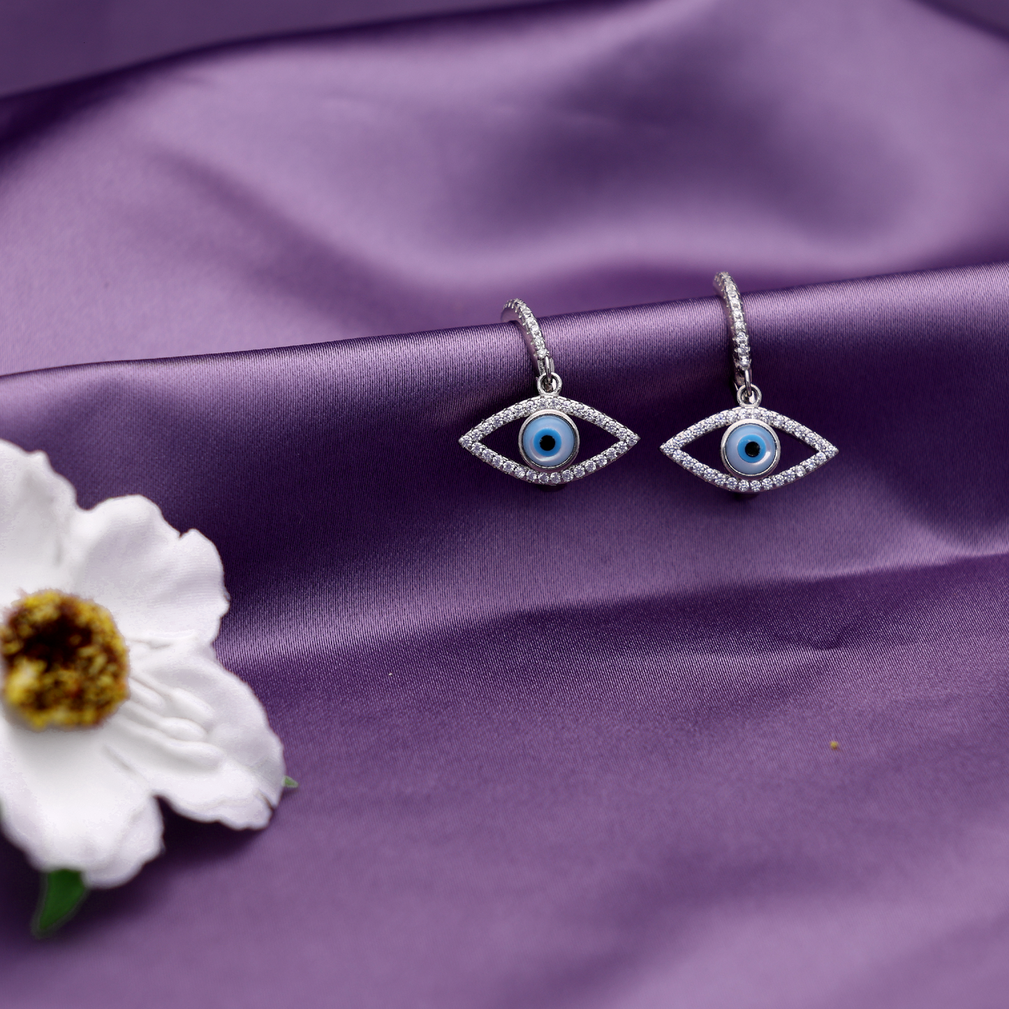 Evil Eye Sparkle Hoop
