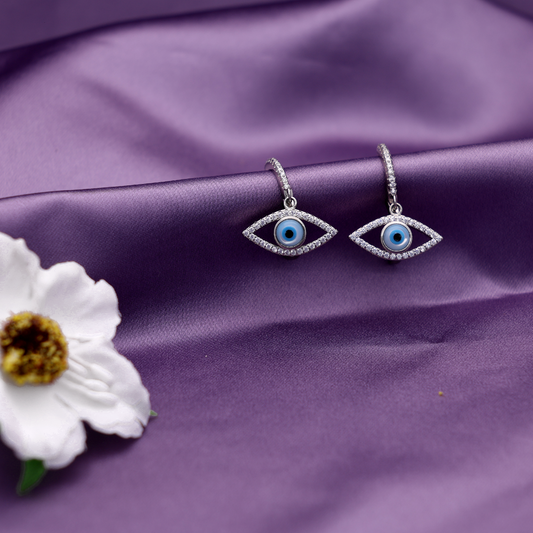 Evil Eye Sparkle Hoop