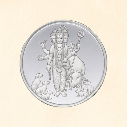 Lord Dattatreya Pure Silver Coin