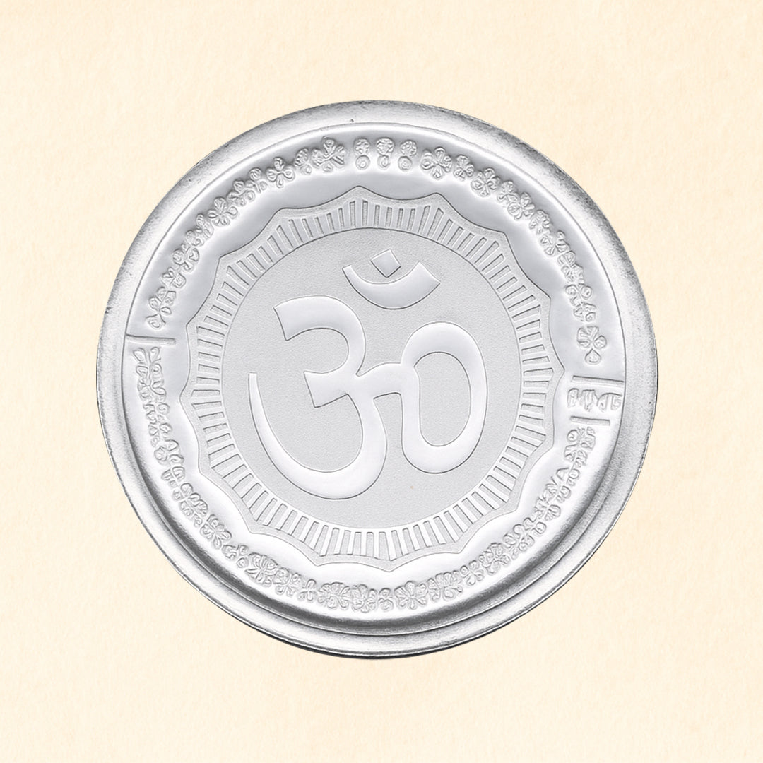 Lord Ganesha Pure Silver Coin