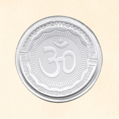 Lord Ganesha Pure Silver Coin