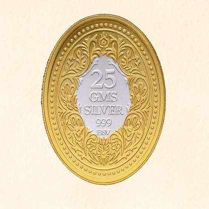 King George V Silver Coin (Gold Plated)