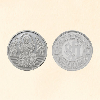 Goddess Laxmi Pure Silver Coin