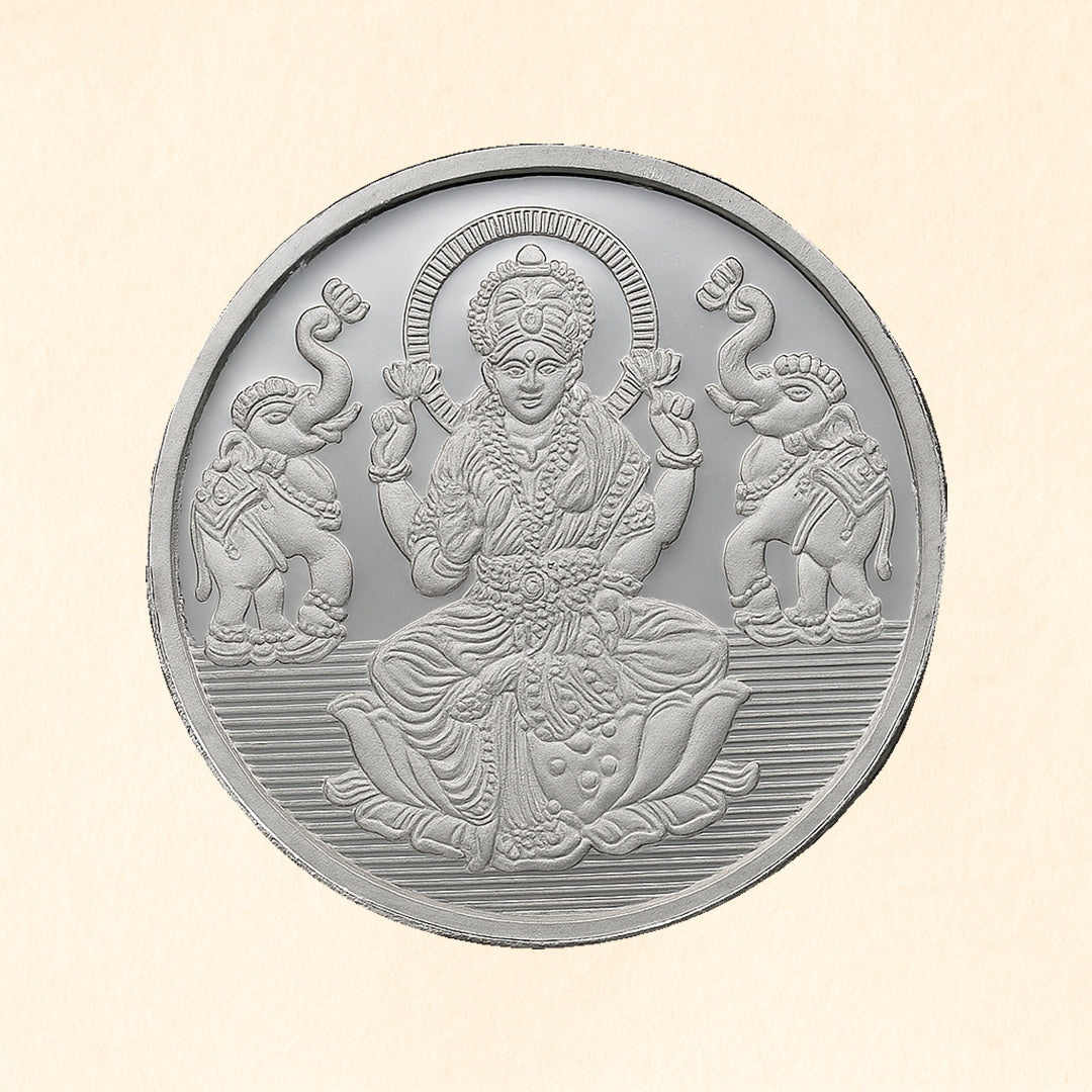 Goddess Laxmi Pure Silver Coin